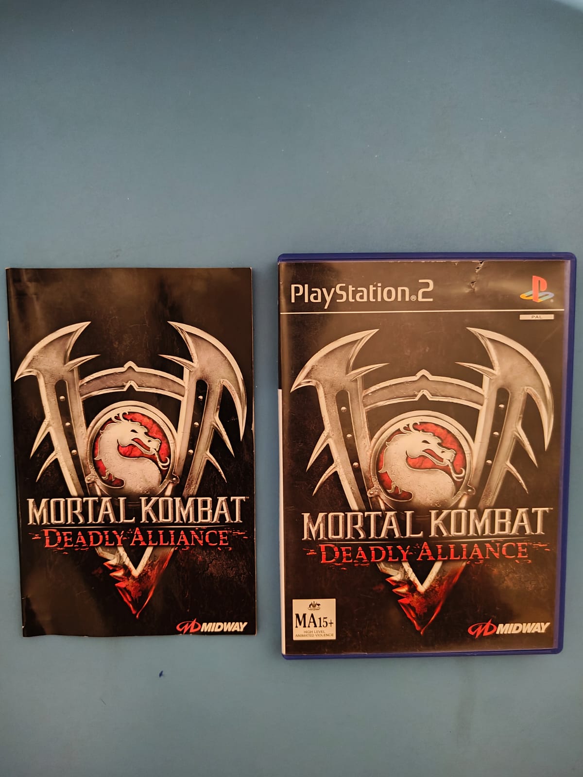 Mortal Kombat Deadly Alliance PlayStation 2 completo PAL ESP - Estado cuidado