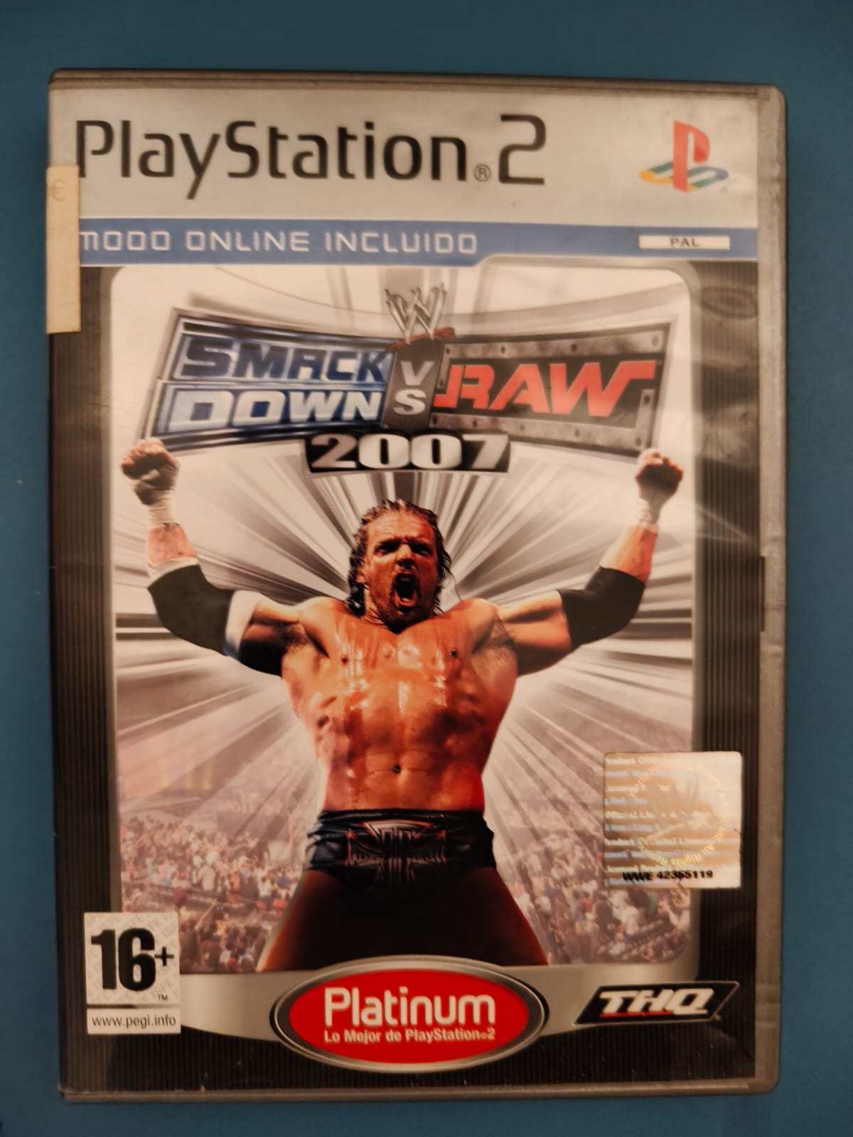 SmackDown vs Raw 2007 Platinum PlayStation 2 juego + caja PAL ESP - Estado cuidado