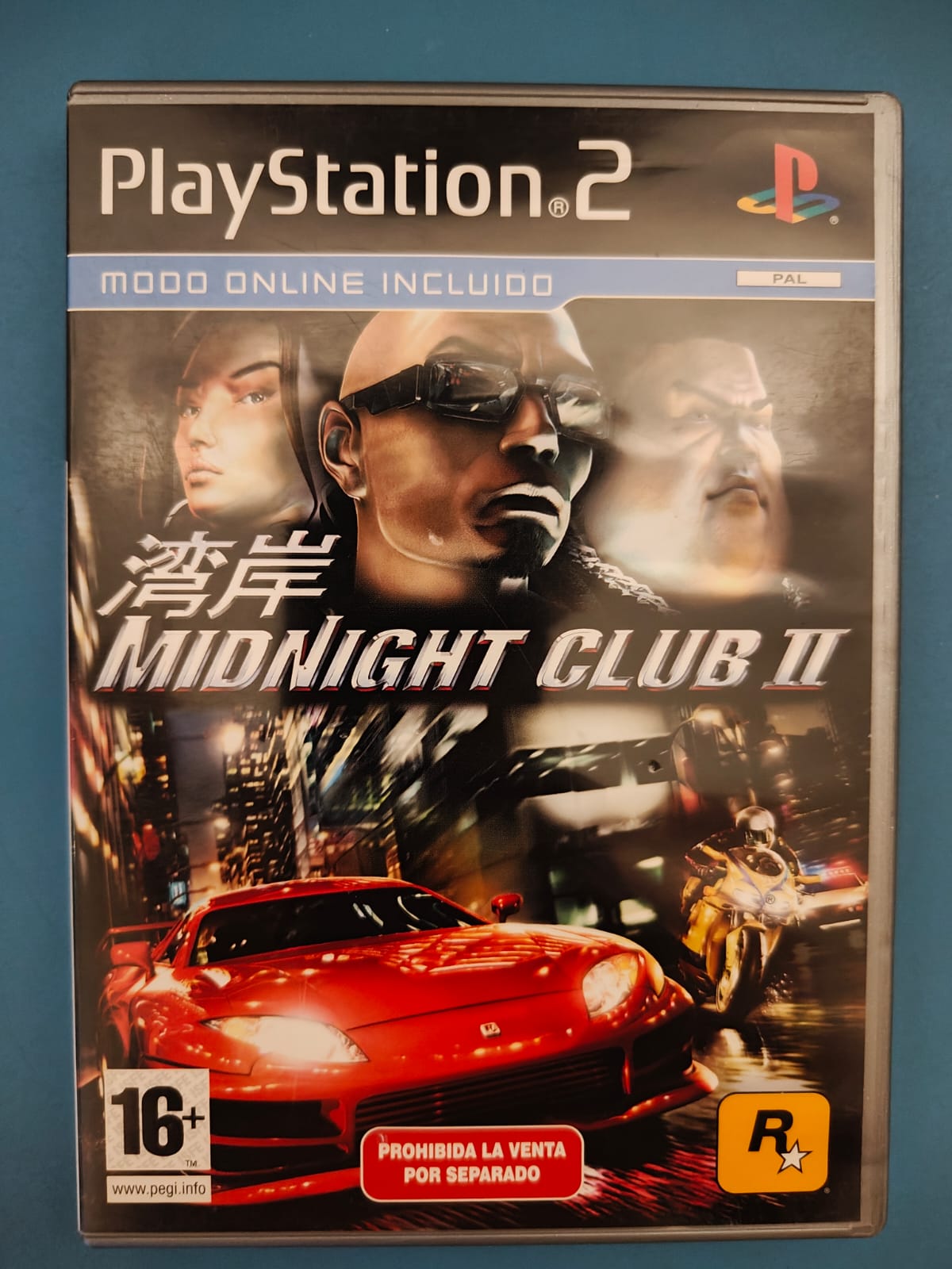 Midnight Club II Platinum Disc PlayStation 2 completo PAL ESP - Estado excelente