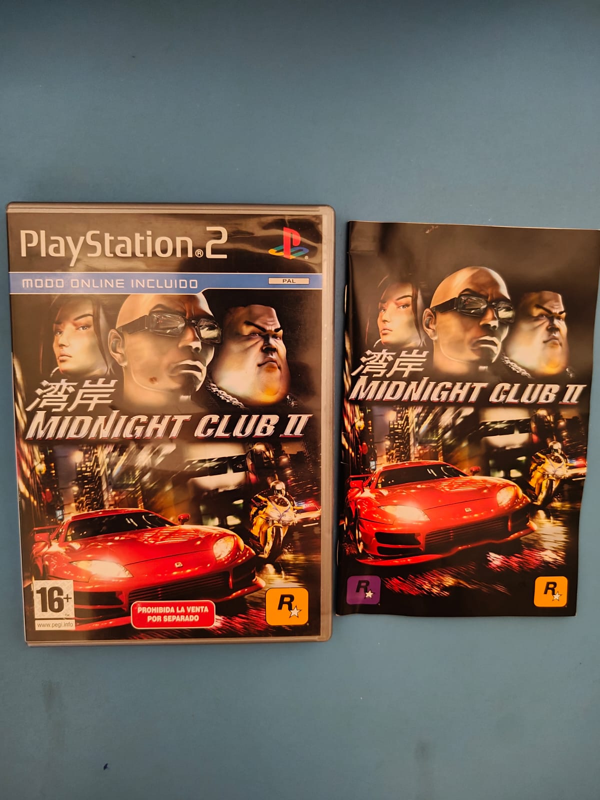 Midnight Club II Platinum Disc PlayStation 2 completo PAL ESP - Estado excelente