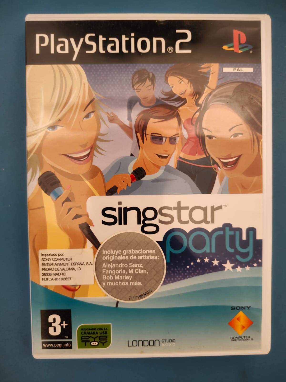SingStar Party PlayStation 2 completo PAL ESP - Estado cuidado