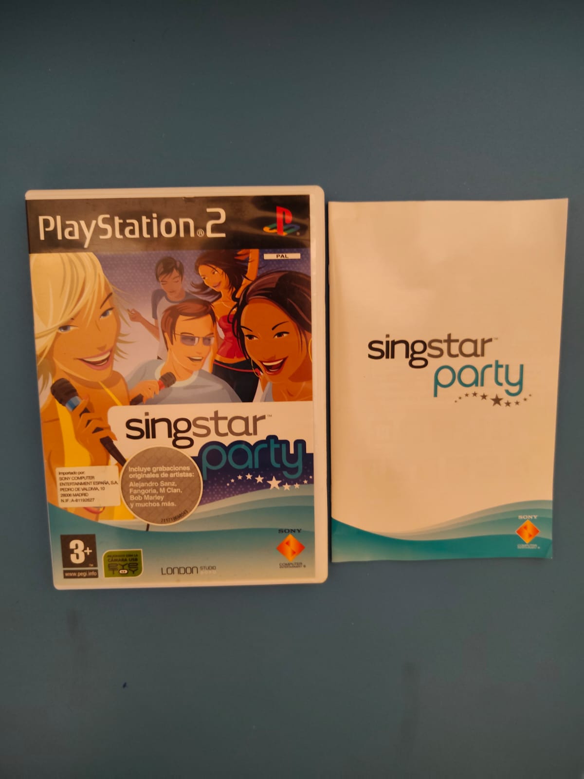 SingStar Party PlayStation 2 completo PAL ESP - Estado cuidado