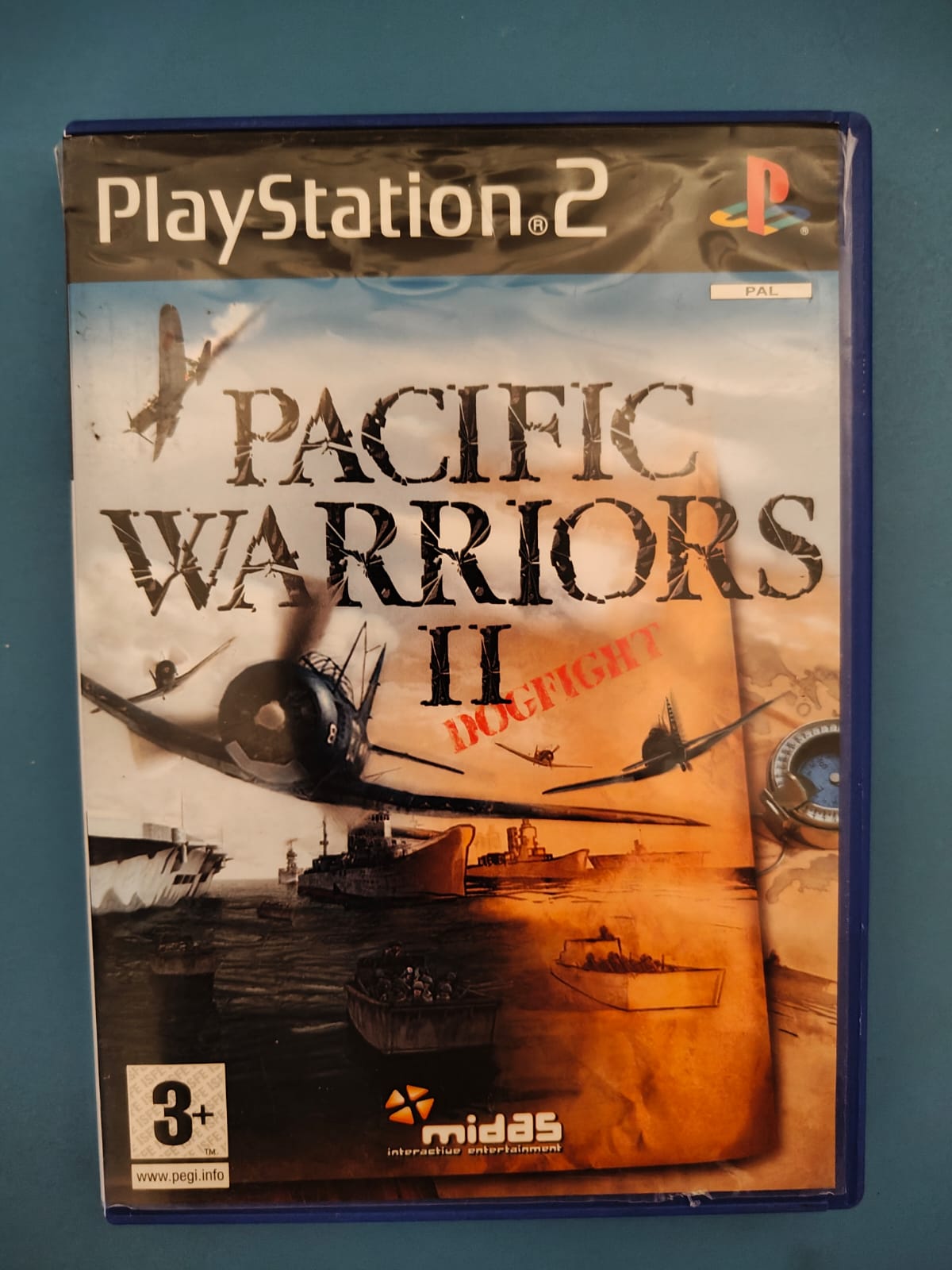 Pacific Warriors 2: Dogfight PlayStation 2 completo PAL ESP - Estado básico