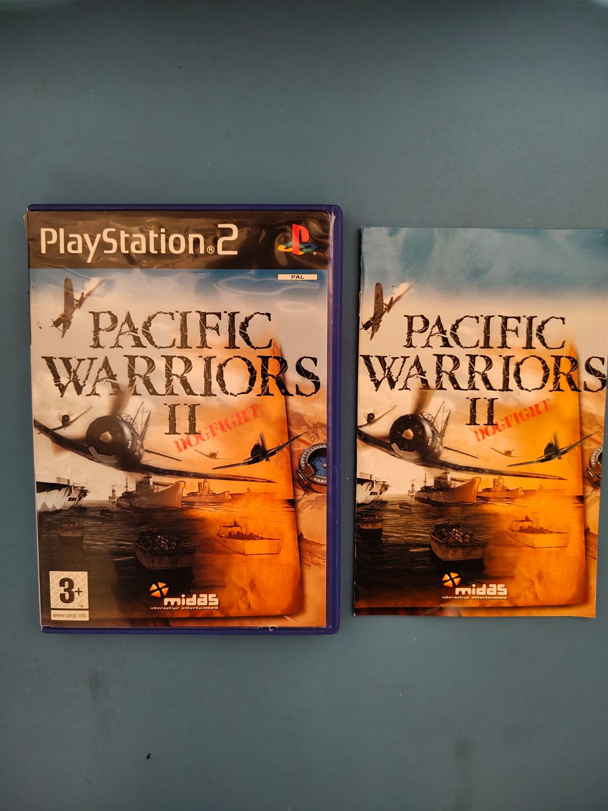 Pacific Warriors 2: Dogfight PlayStation 2 completo PAL ESP - Estado básico