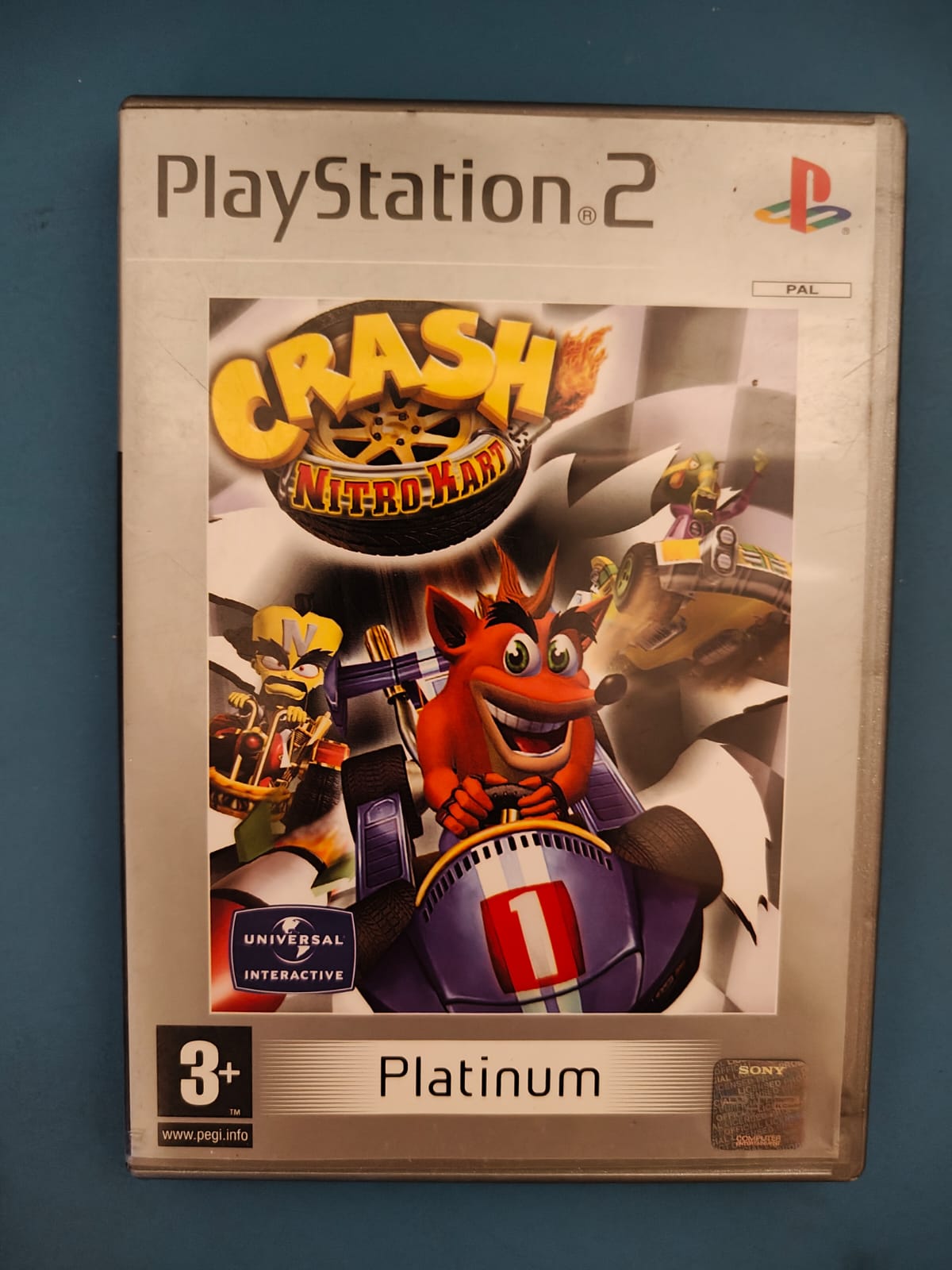 Crash Nitro Kart Platinum PlayStation 2 completo PAL ESP - Estado cuidado