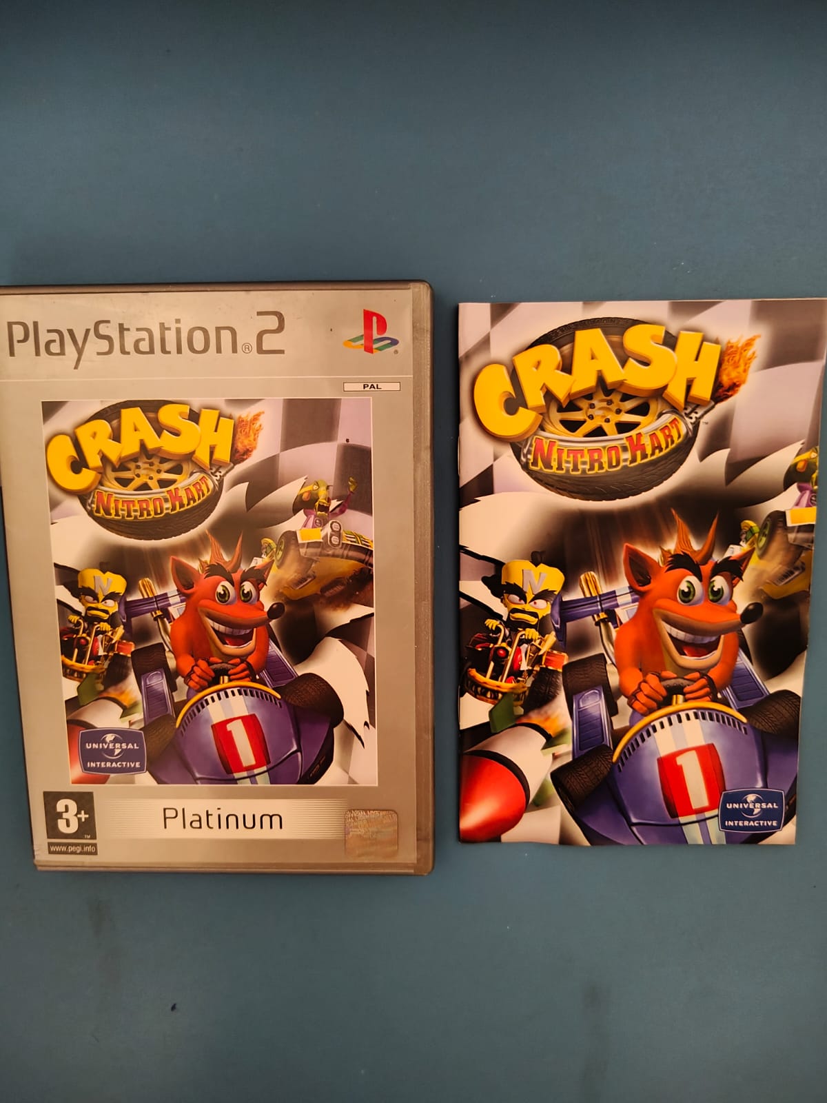 Crash Nitro Kart Platinum PlayStation 2 completo PAL ESP - Estado cuidado