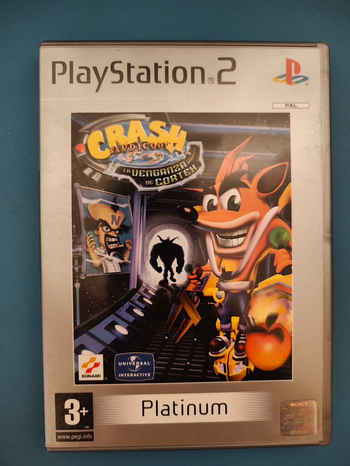 Crash Bandicoot: La Venganza de Cortex Platinum PlayStation 2 completo PAL ESP - Estado cuidado