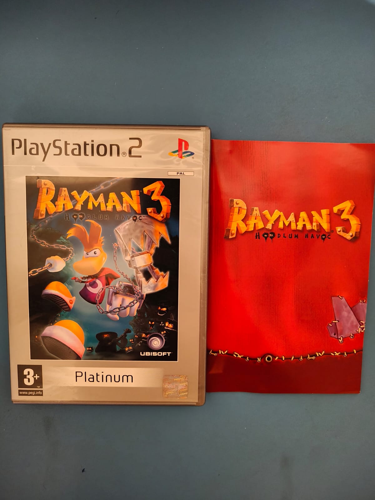 Rayman 3: Hoodlum Havoc Platinum PlayStation 2 completo PAL ESP - Estado cuidado