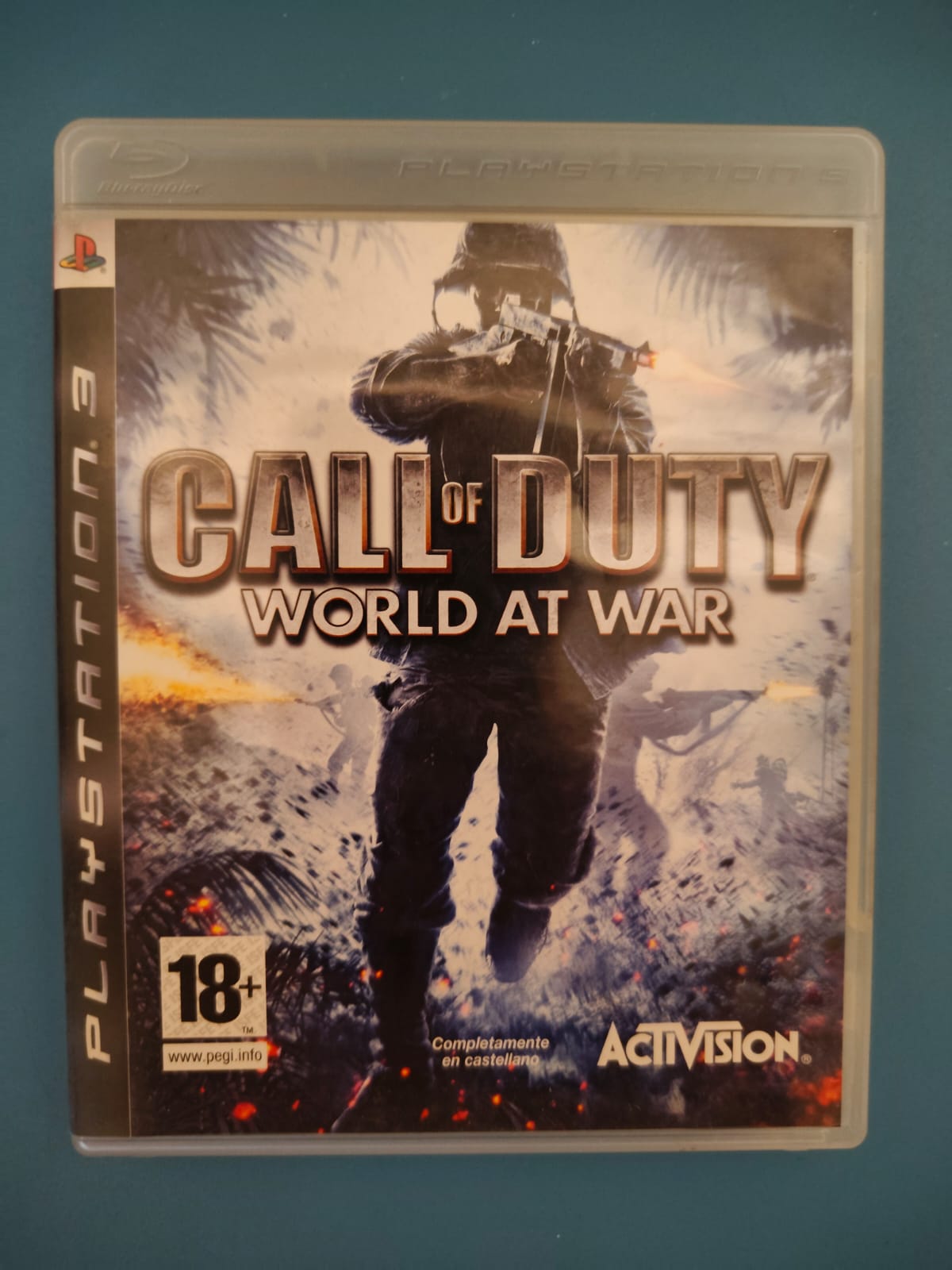 Call of Duty: World at War PlayStation 3 completo PAL ESP - Estado excelente