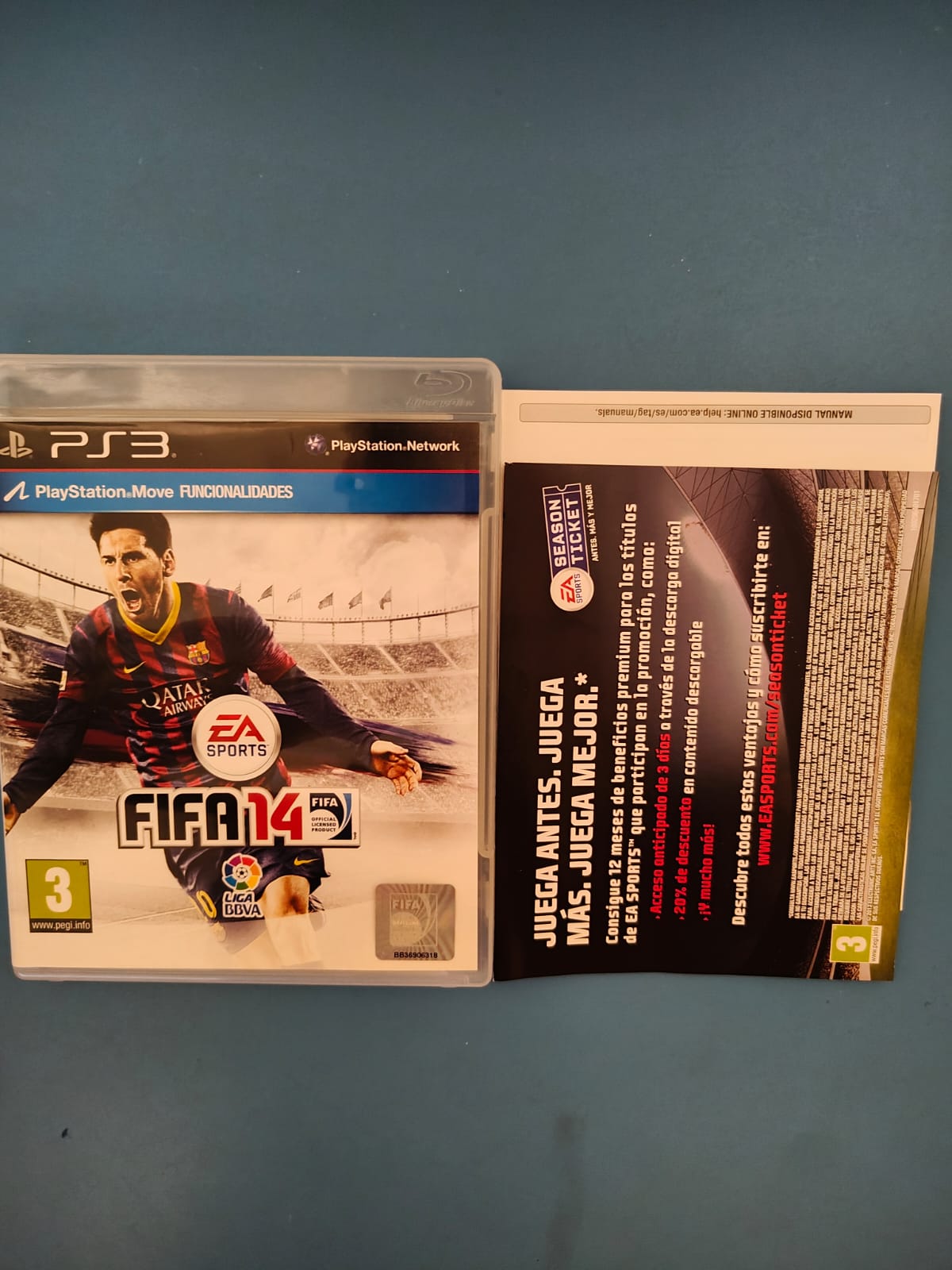 FIFA 14 PlayStation 3 completo PAL ESP - Estado excelente