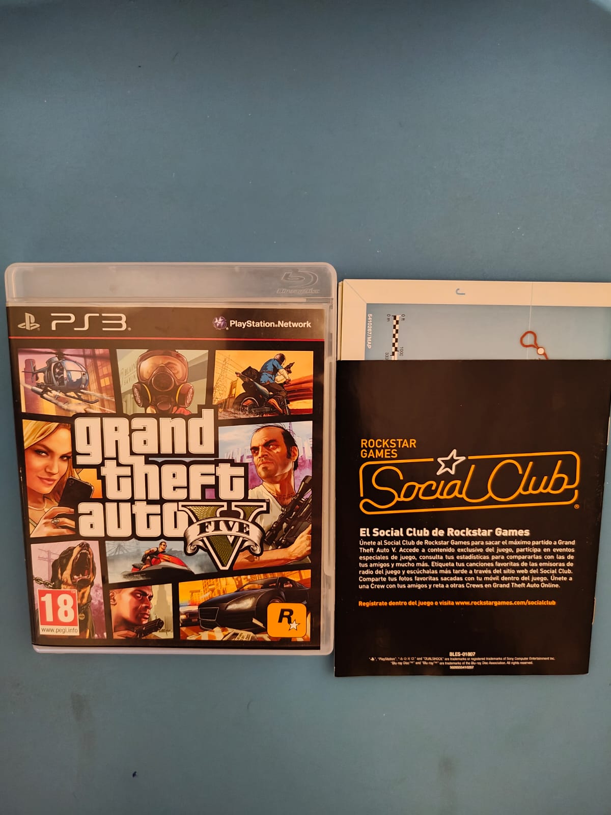 Grand Theft Auto V PlayStation 3 completo PAL ESP - Estado excelente
