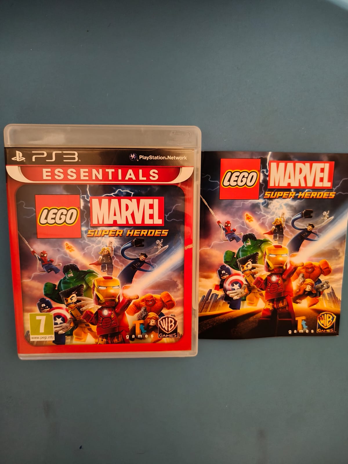 LEGO Marvel Super Heroes Essentials PlayStation 3 completo PAL ESP - Estado cuidado