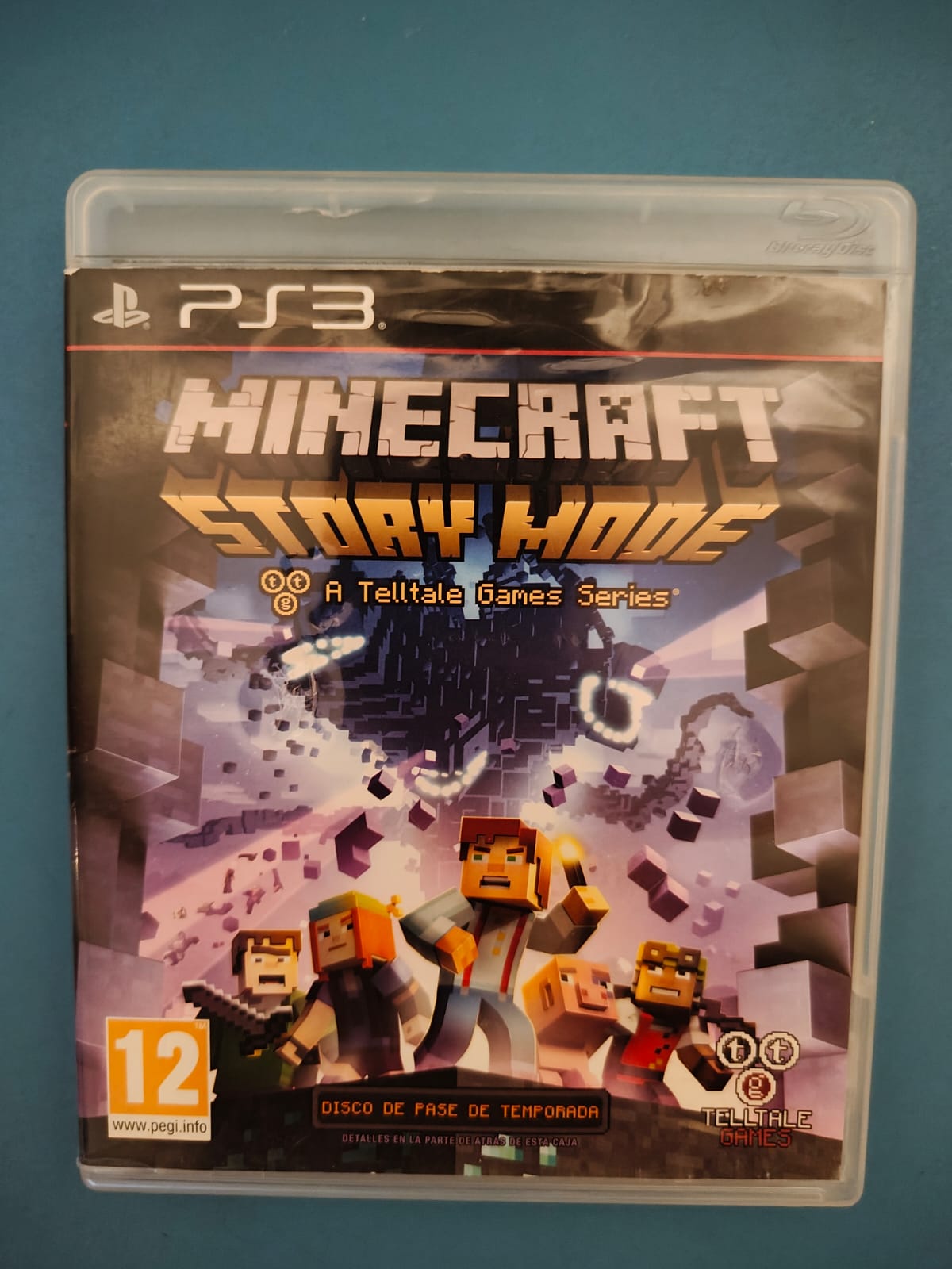 Minecraft Story Mode PlayStation 3 juego + caja PAL ESP - Estado básico