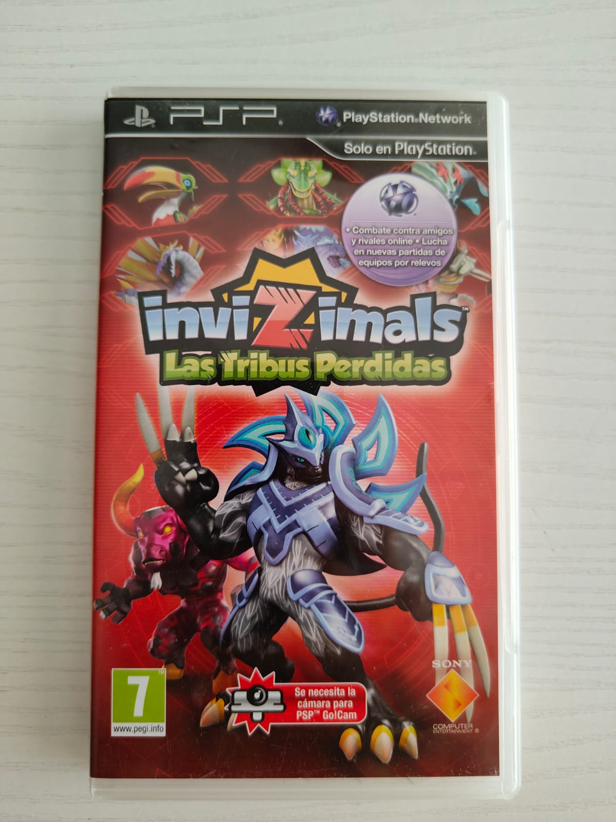 Invizimals: Las Tribus Perdidas PlayStation Portable juego + caja PAL ESP - Estado cuidado