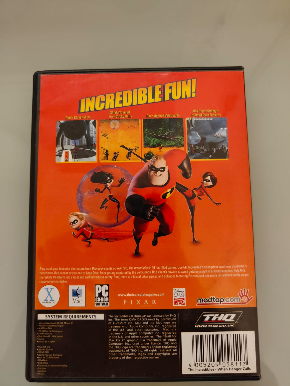 The Incredibles: When Danger Calls PC completo versión UK - Estado excelente