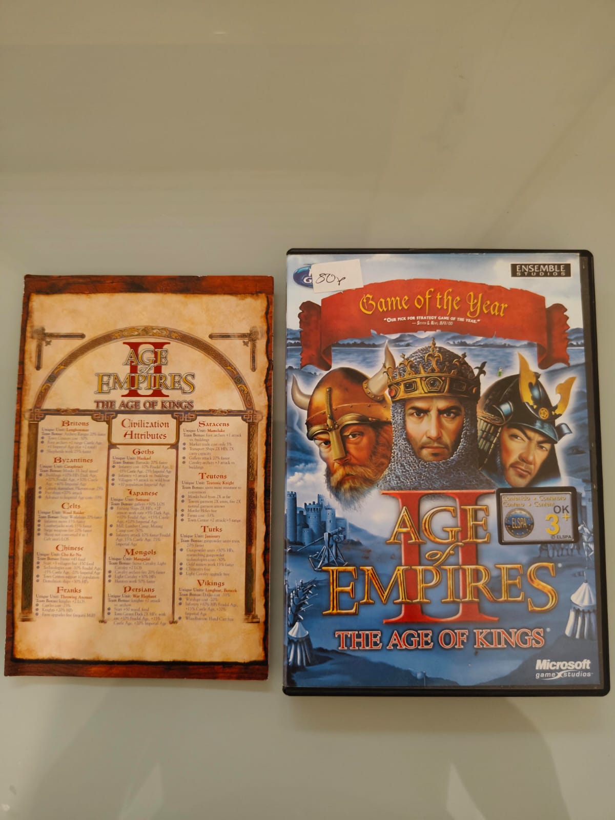 Age of Empires II: The Age of Kings PC completo versión UK - Estado cuidado