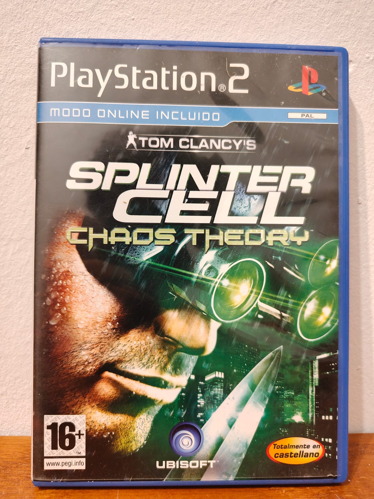 Tom Clancy's Splinter Cell Chaos Theory PlayStation 2 completo PAL ESP - Estado básico