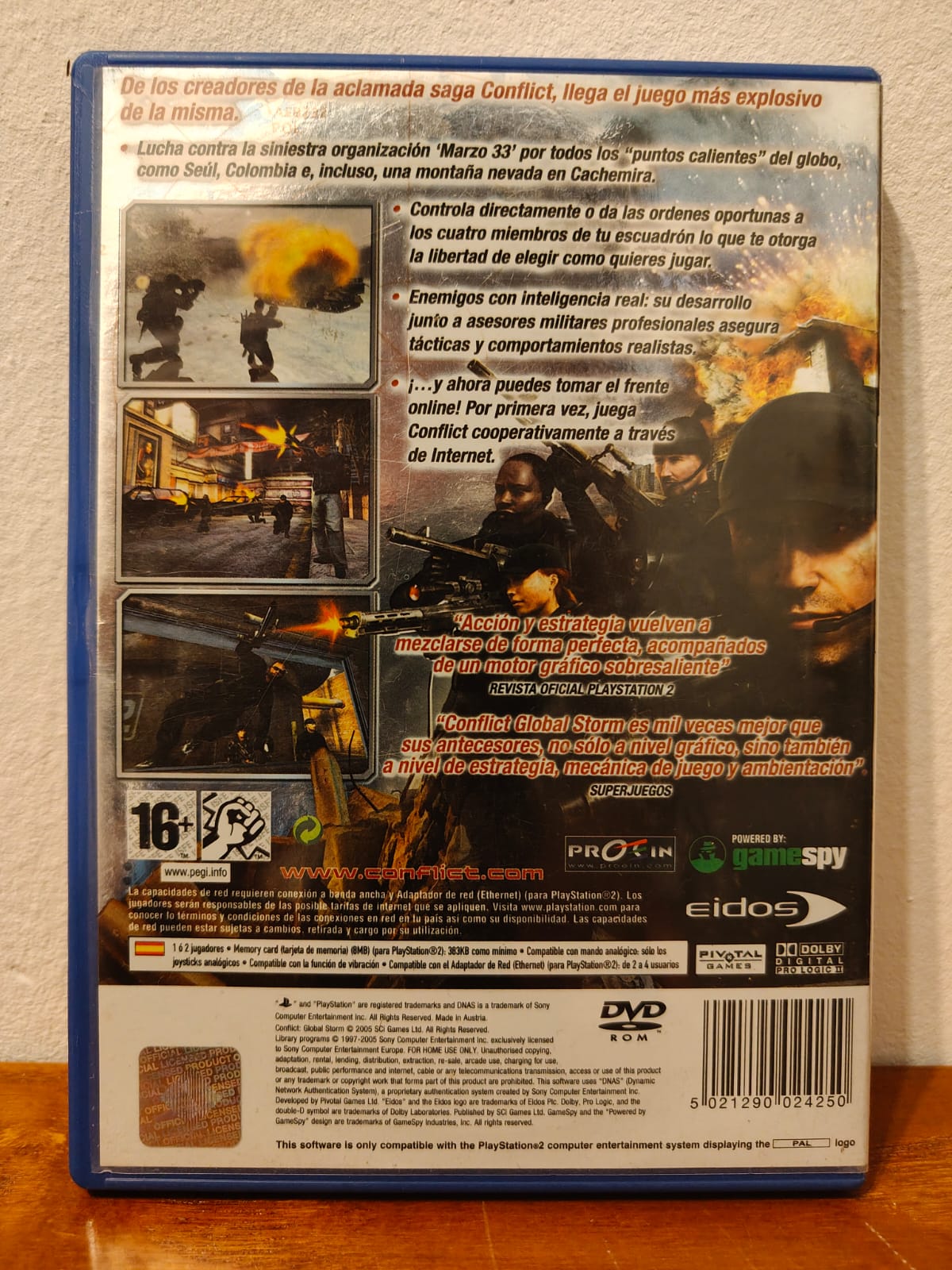 Conflict Global Storm PlayStation 2 completo PAL ESP - Estado excelente