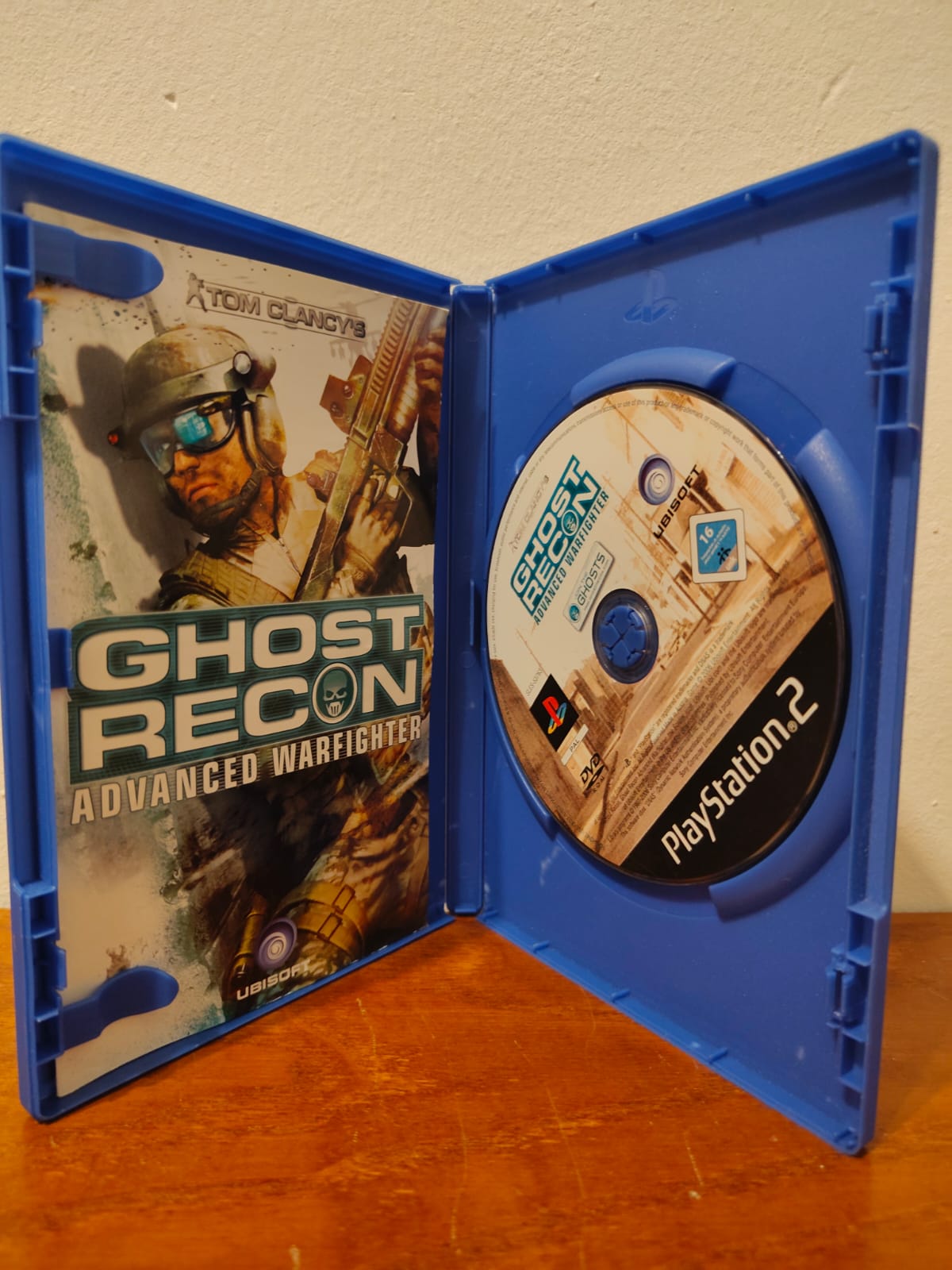 Tom Clancy's Ghost Recon Advanced Warfighter PlayStation 2 completo PAL ESP - Estado cuidado