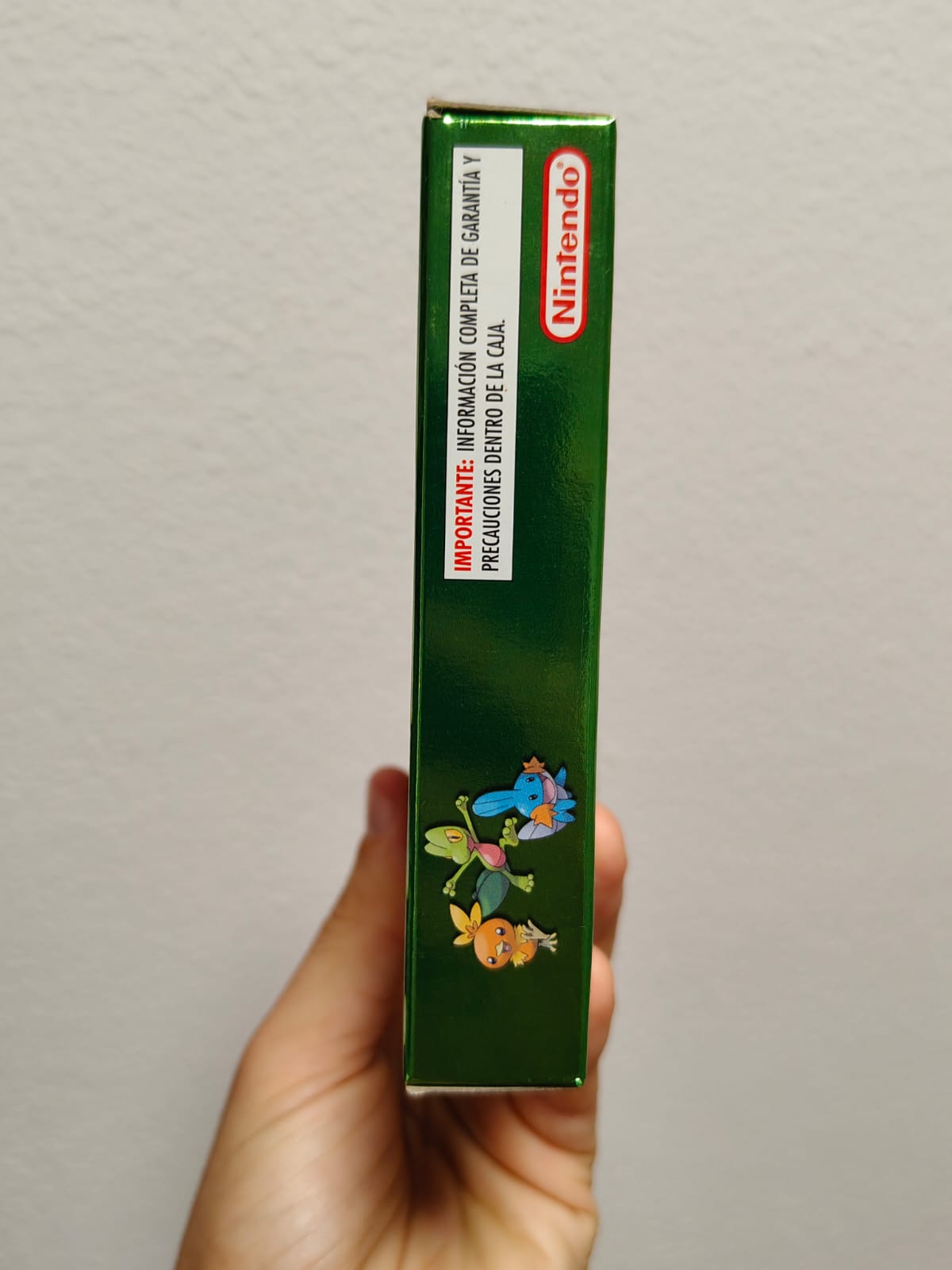 Pokémon Esmeralda GBA PAL ESP Completo - ESTADO COLECCIONISTA