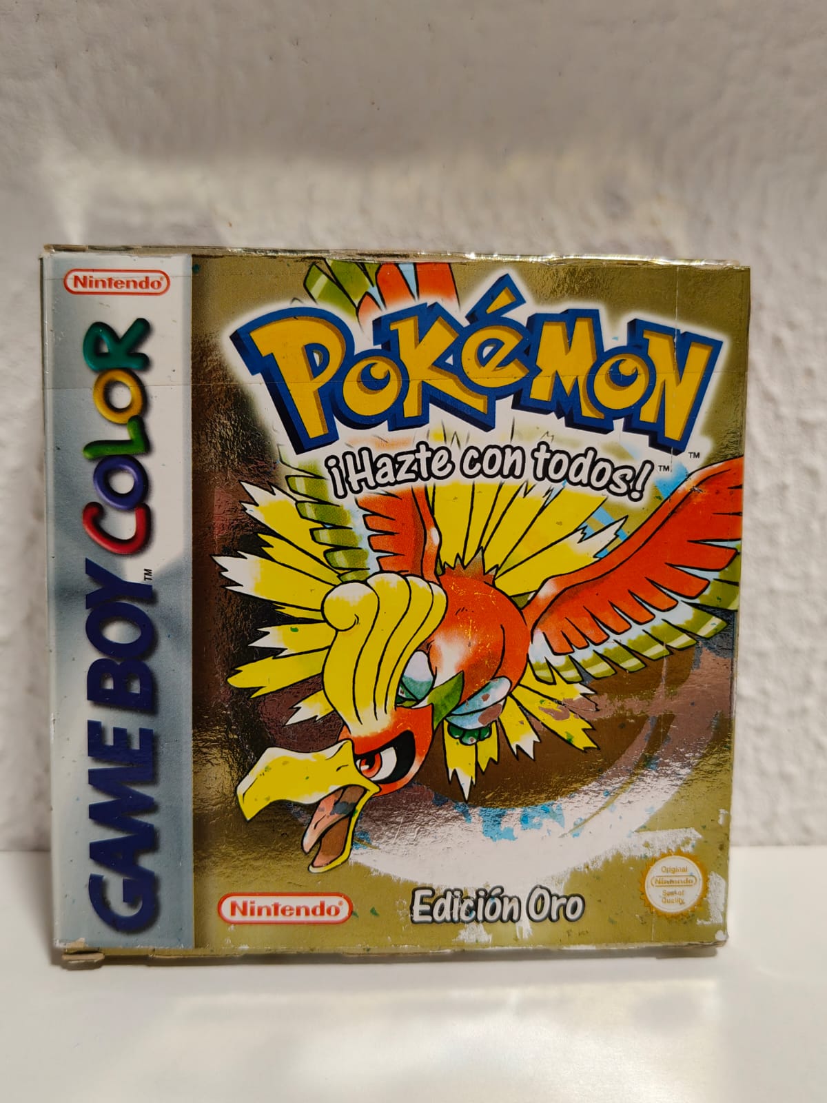 Pokémon Oro GBC PAL ESP Completo - PRESENTA DESGASTE