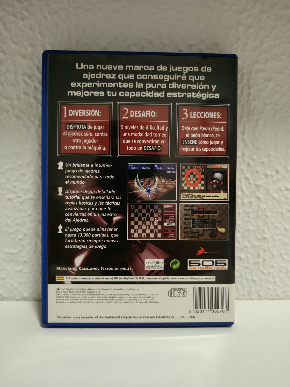 Master Chess [PlayStation 2] Completo - Estado Excelente