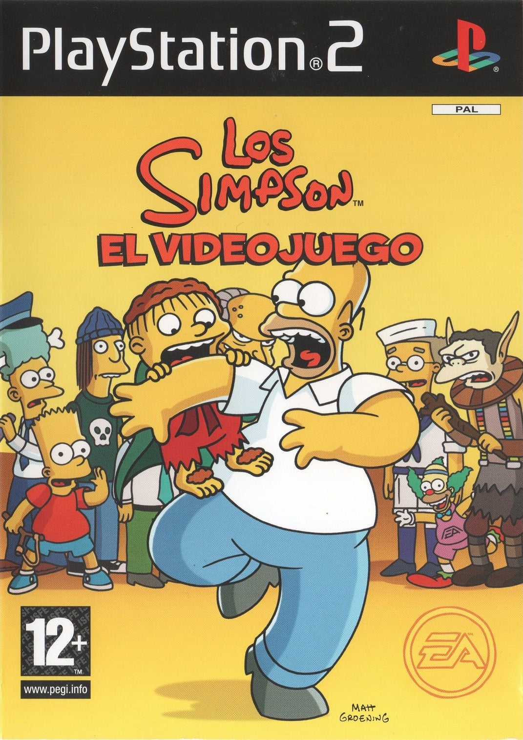 Los Simpsons el videojuego [PlayStation 2] Completo - Estado Excelente