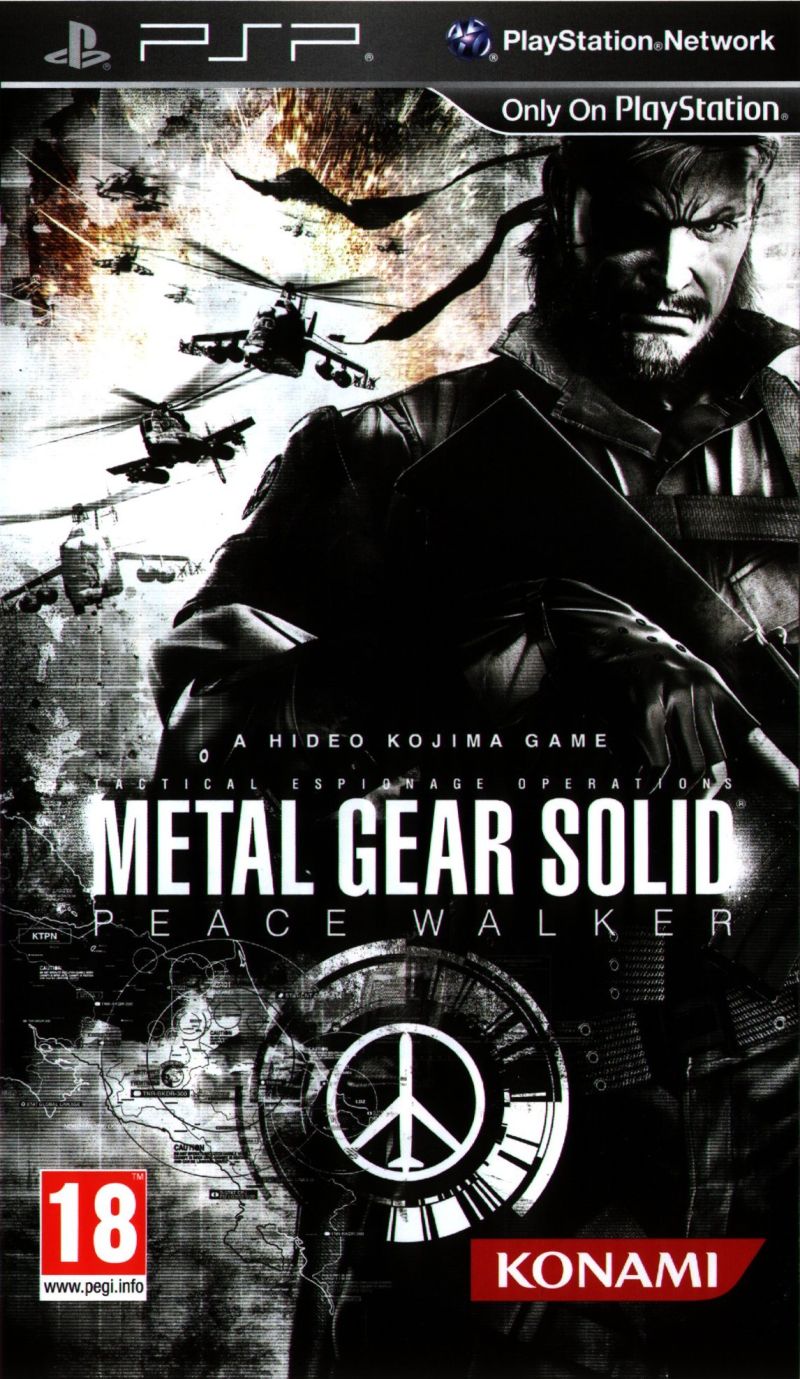 Metal Gear Solid Peace Walker PlayStation Portable completo PAL IT - Estado básico