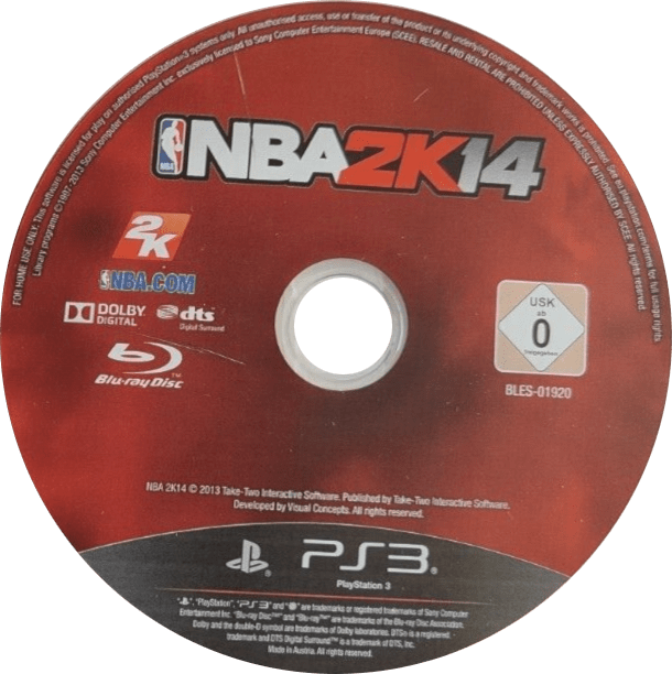 NBA 2K14 PlayStation 3 solo CD PAL EUR - Estado básico