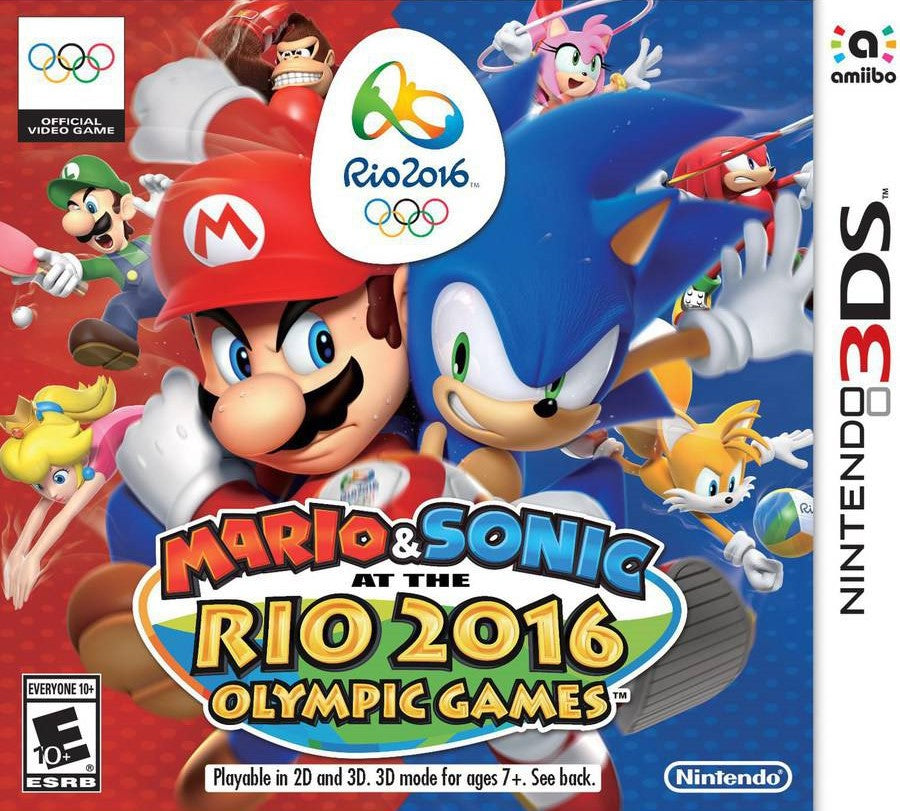 Mario & Sonic en los Juegos Olímpicos Rio 2016 Nintendo 3DS juego + caja PAL ESP - Estado cuidado