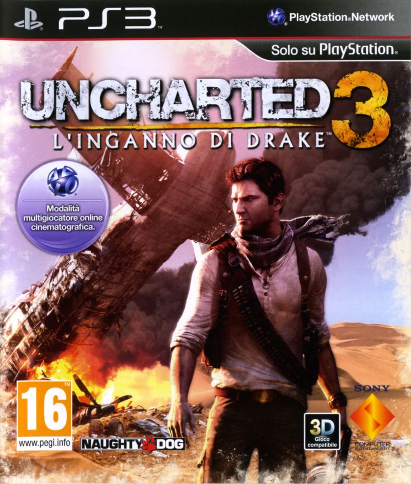 Uncharted 3 La traición de Drake [PlayStation 3] Completo - Estado cuidado