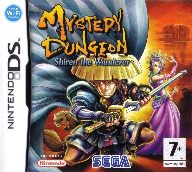 Mystery Dungeon Shiren the Wanderer Nintendo DS juego + caja PAL ESP - Estado básico
