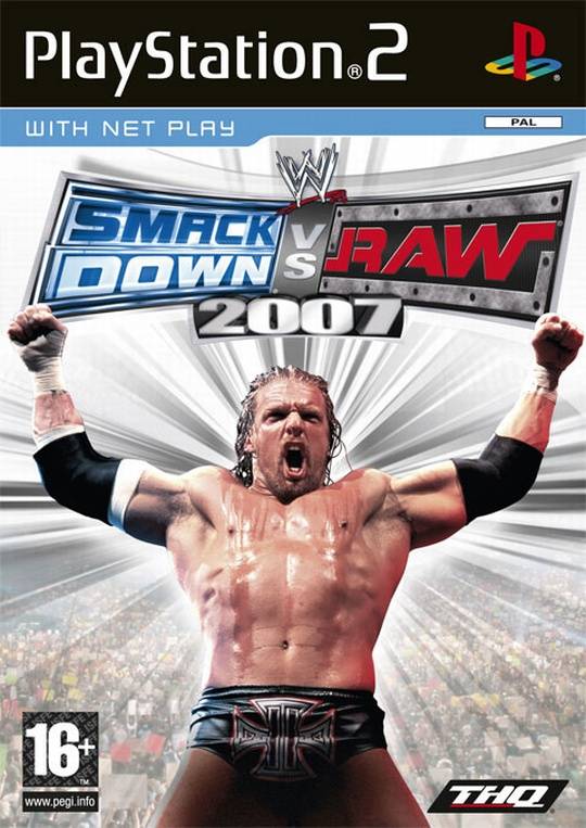 SmackDown vs Raw 2007 PlayStation 2 completo PAL ESP - Estado básico