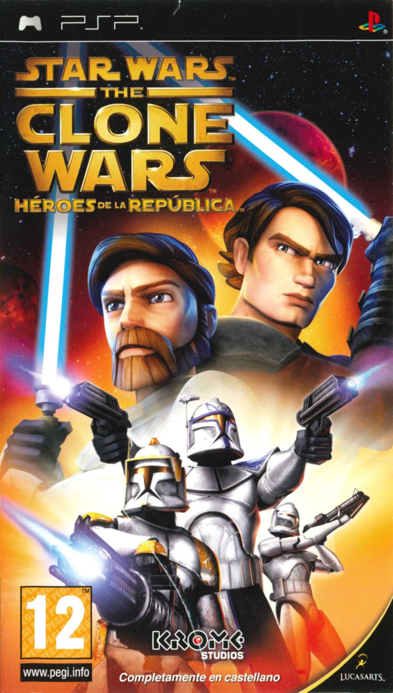 Star Wars The Clone Wars Republic Heroes [PSP] Cartucho - Estado básico
