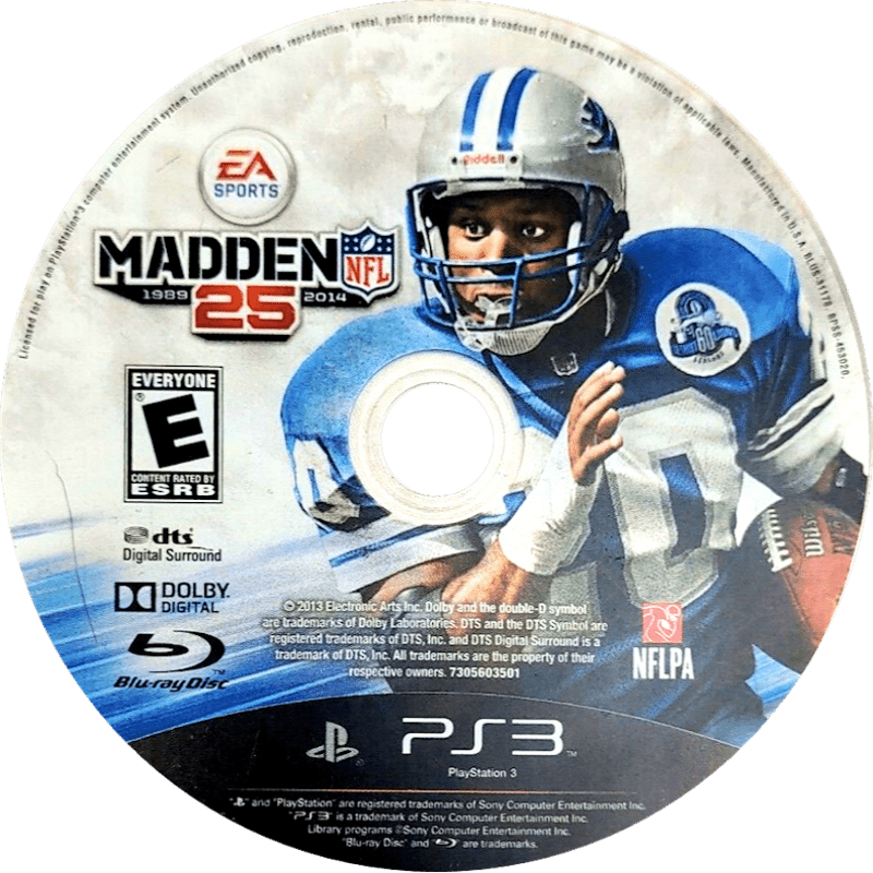 Madden 25 PlayStation 3 solo CD PAL EUR - Estado básico