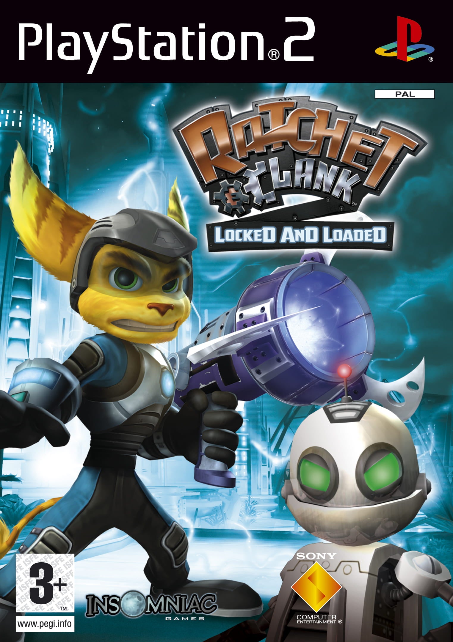 Ratchet & Clank 2 Totalmente a Tope PlayStation 2 juego + caja PAL ESP - Estado cuidado