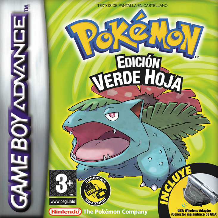 Pokémon Edición Verde Hoja Game Boy Advance solo cartucho PAL ESP - Estado coleccionista