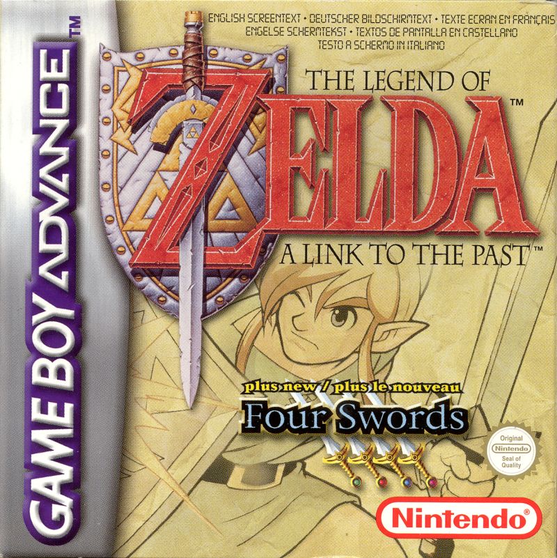 The Legend of Zelda A Link to the Past Four Swords Game Boy Advance completo PAL EUR - Estado coleccionista