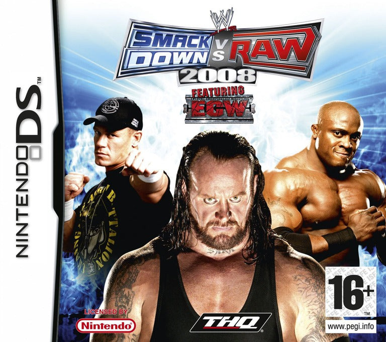 WWE Smackdown vs. Raw 2008 [DS] Completo - Estado Cuidado