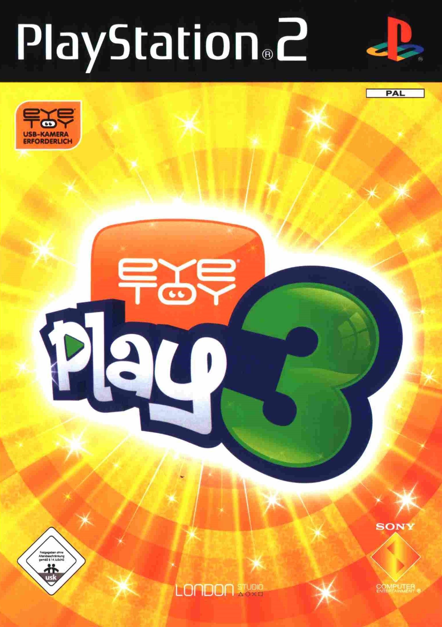EyeToy Play 3 PlayStation 2 completo PAL ESP - Estado excelente