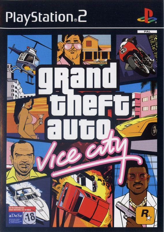 Grand Theft Auto Vice City [PlayStation 2] Completo - Estado Excelente