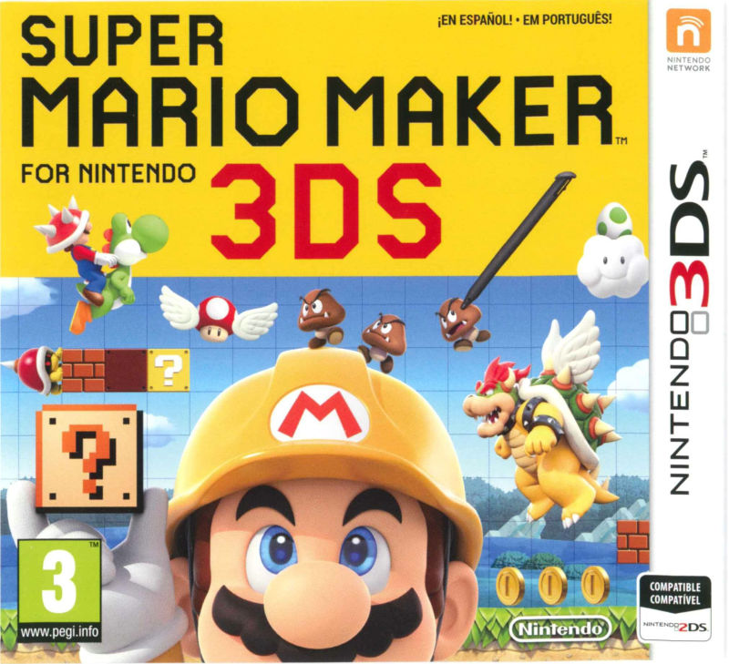Super Mario Maker Nintendo 3DS completo PAL ESP - Estado básico