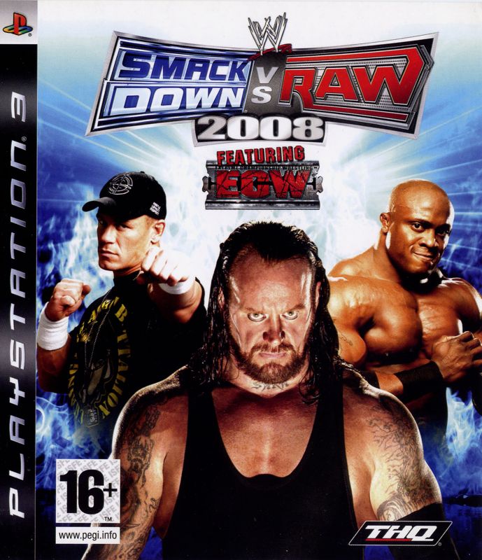 Smackdown Vs Raw 2008 [PlayStation 3] Completo - Estado básico