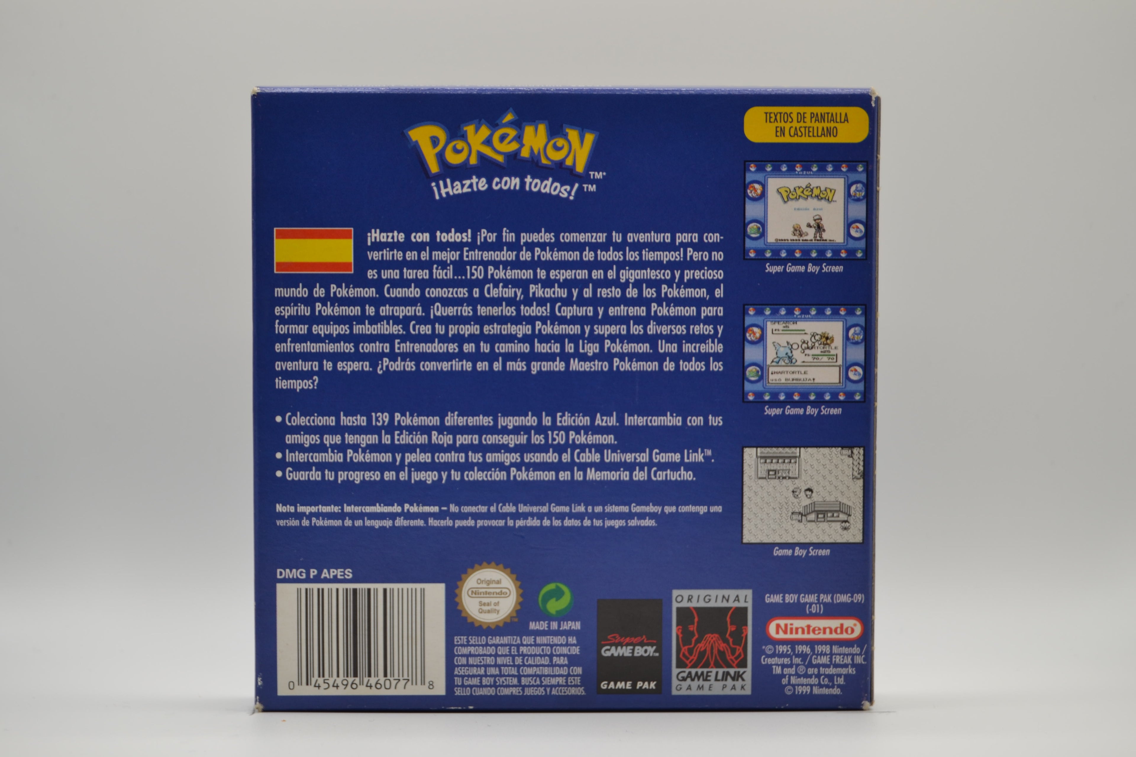 Pokémon Azul [GB] Completo - Estado Coleccionista