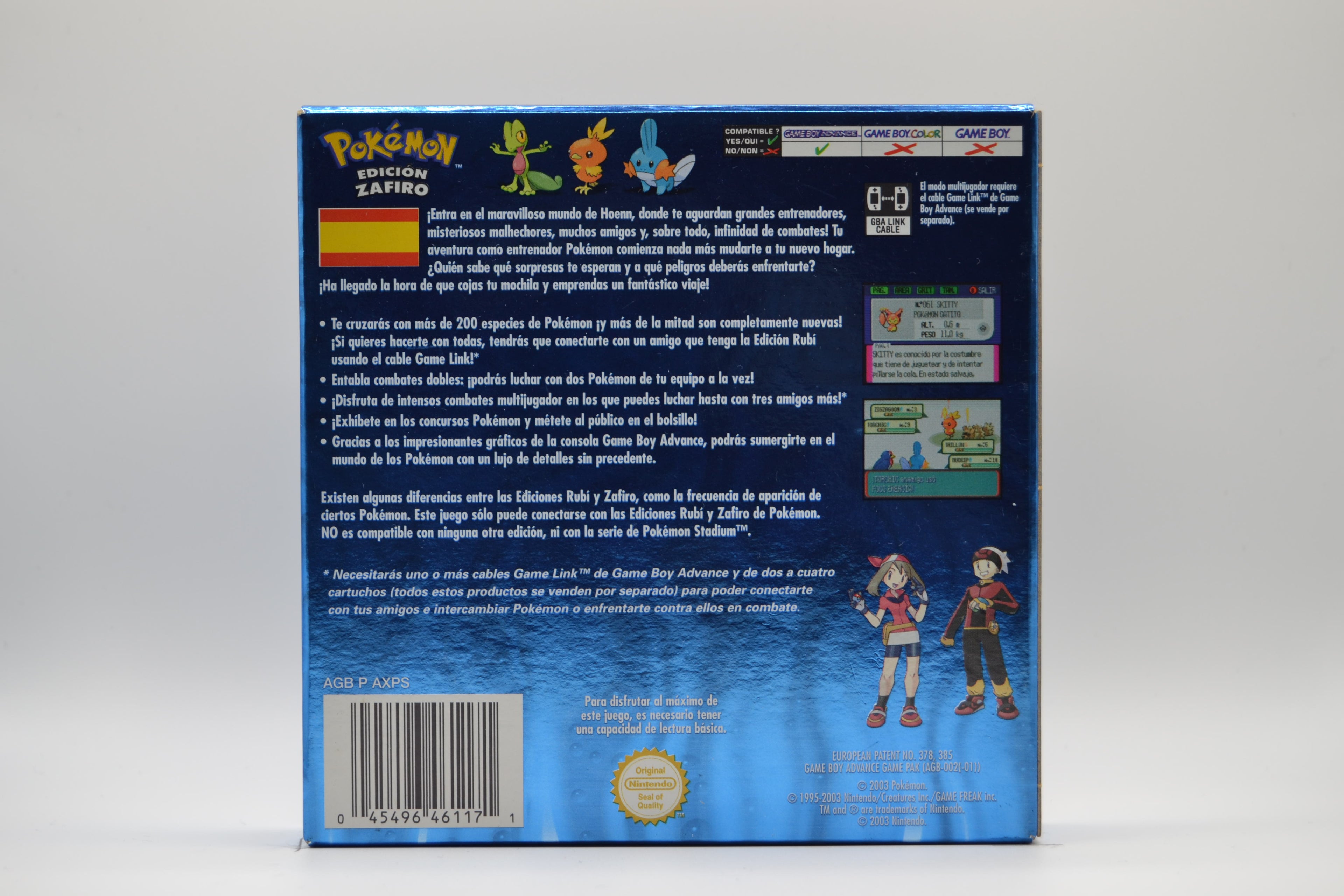 Pokemon Zafiro [GBA] Completo - Estado Coleccionista