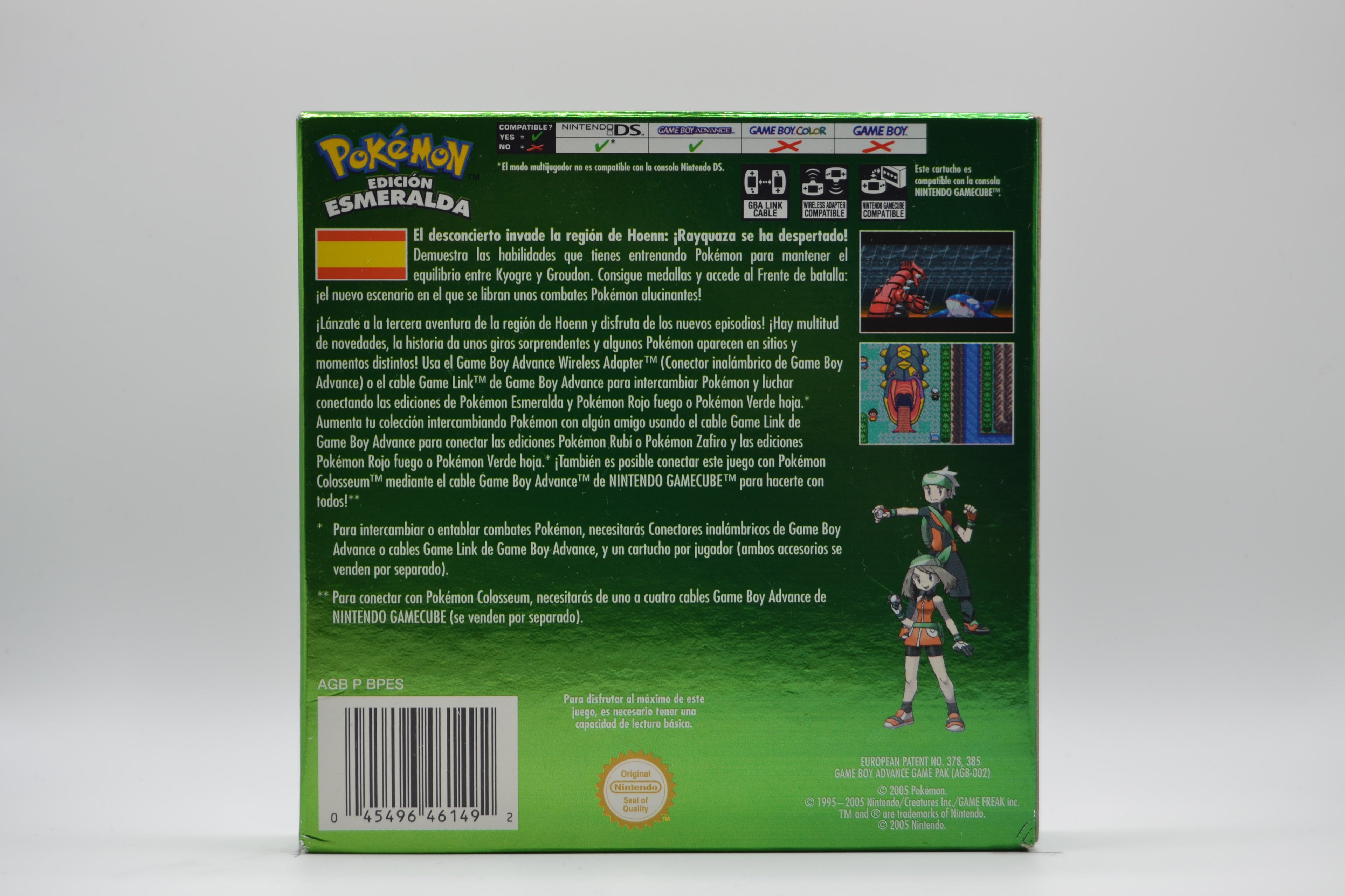 Pokemon Esmeralda [GBA] Completo - Estado Coleccionista