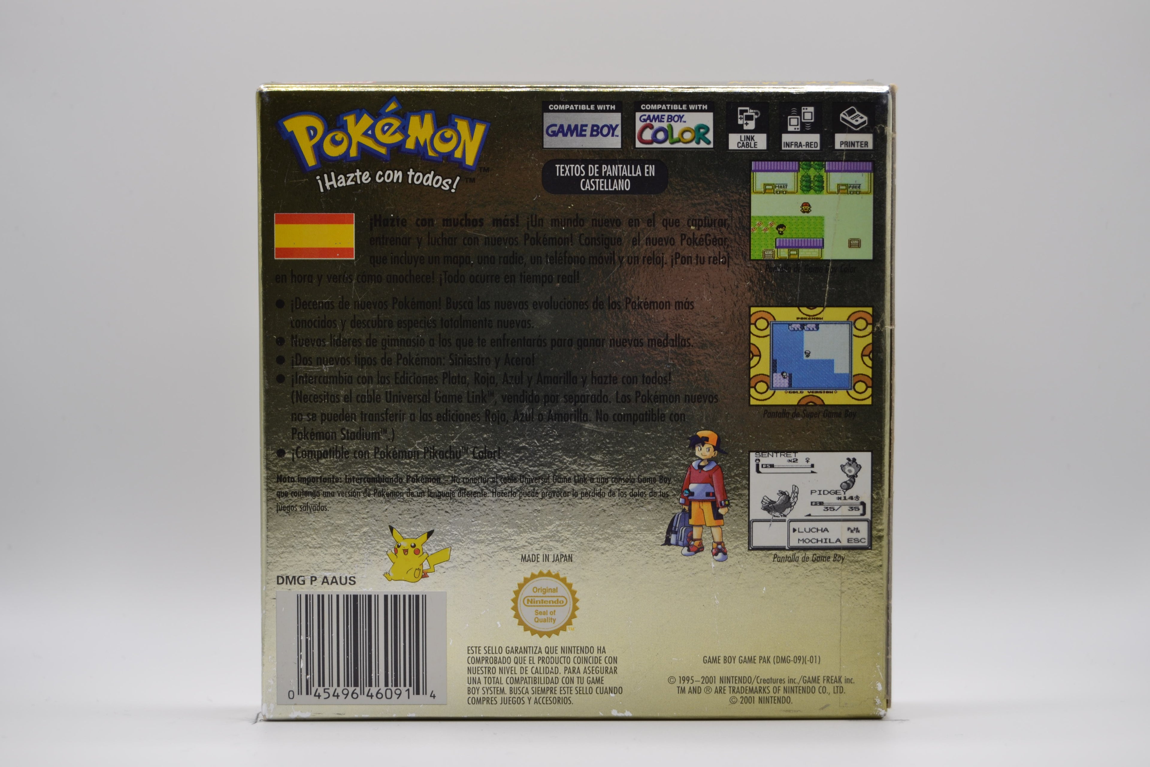 Pokemon Oro [GBC] Completo - Estado Excelente