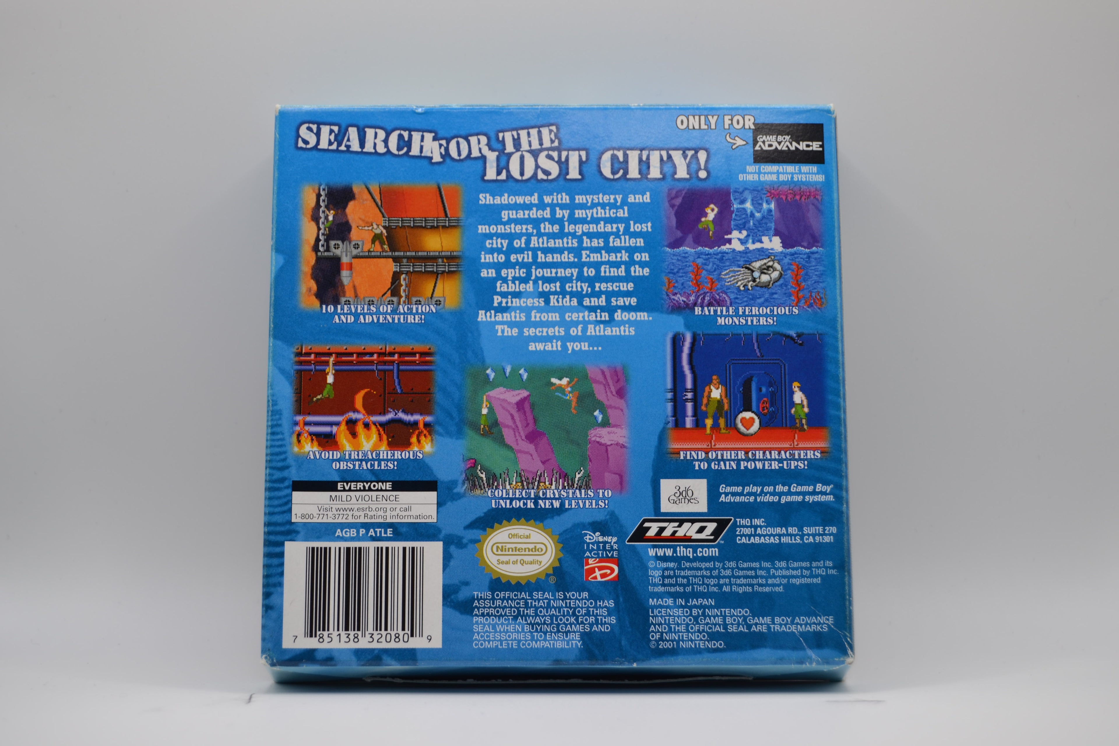 Atlantis The Lost Empire [GBA] Completo - Estado Coleccionista