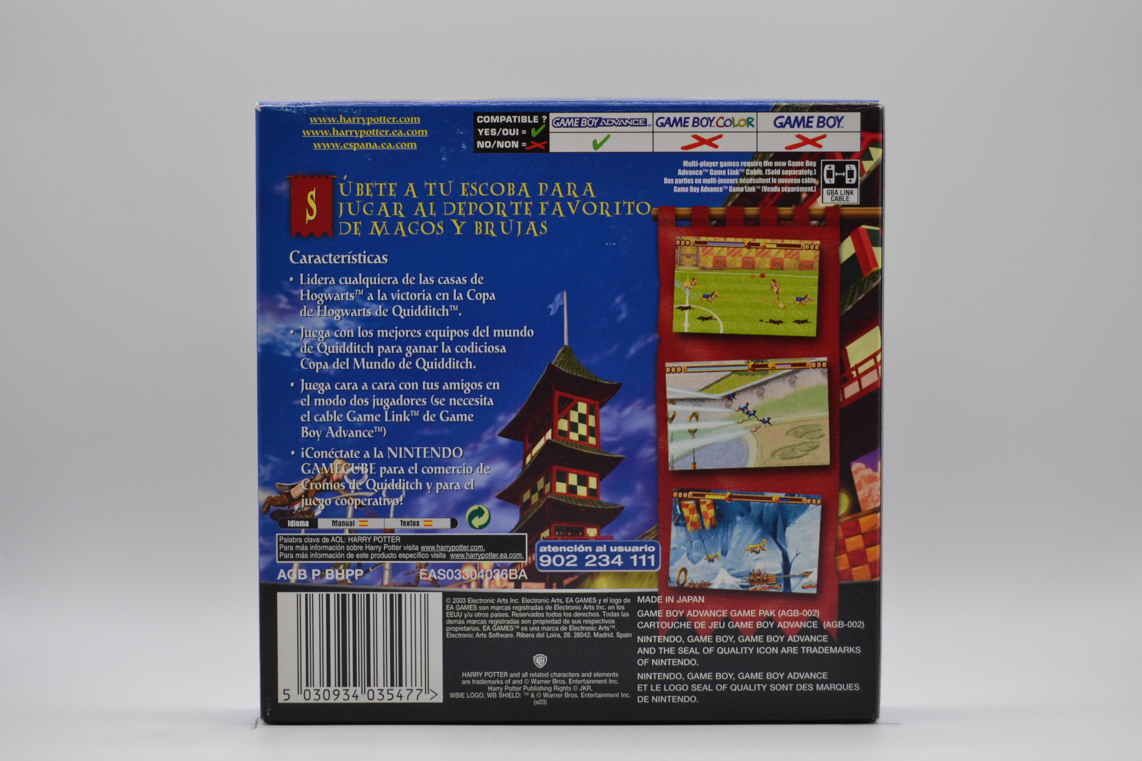 Harry Potter Quiditch Copa del Mundo [GBA] Completo - Estado Coleccionista