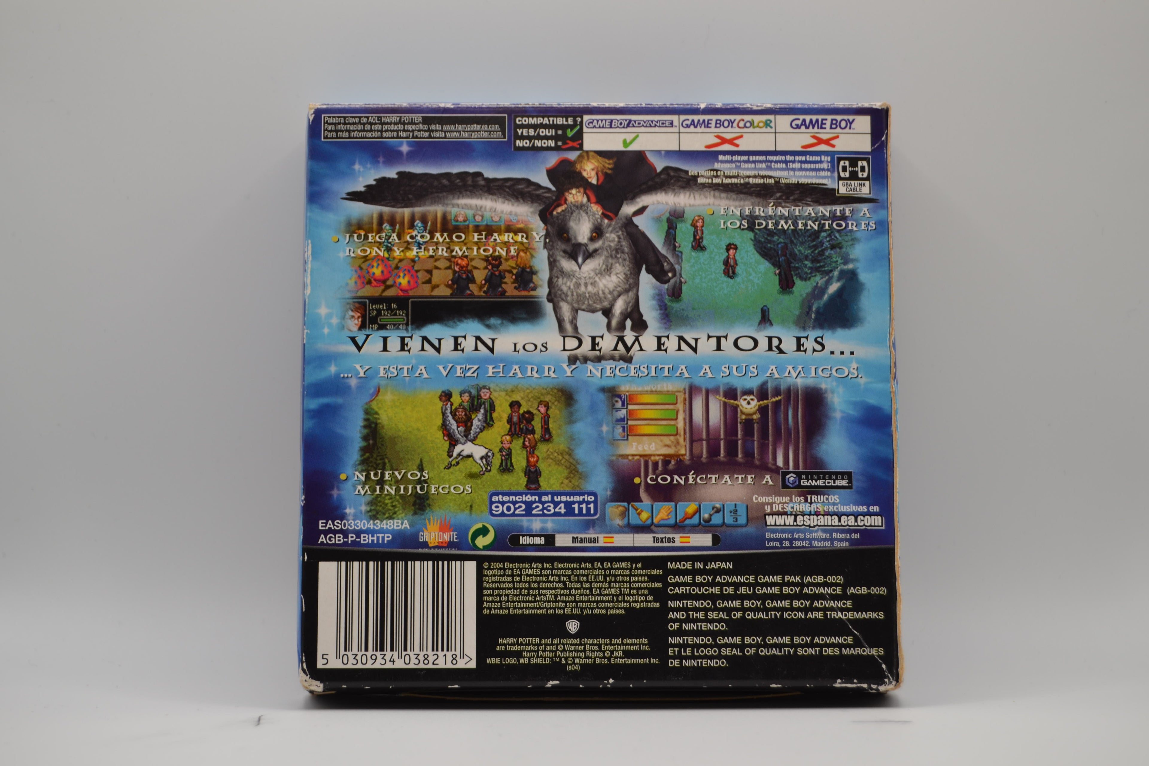 Harry Potter y el Prisionero de Azkaban [GBA] Caja+Cartucho - Estado Cuidado